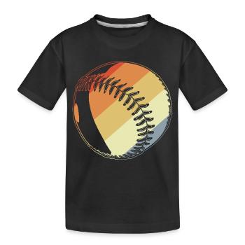 Vintage Baseball - T-shirt bio Premium Enfant - noir - Devant