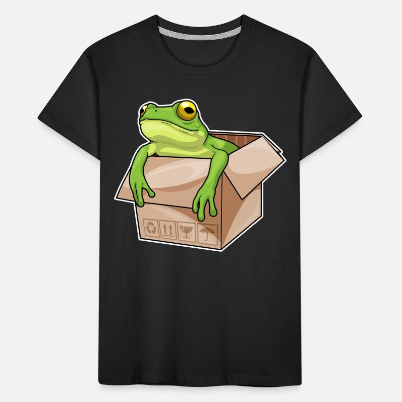 Frosch Karton Kinder Premium Bio T-Shirt