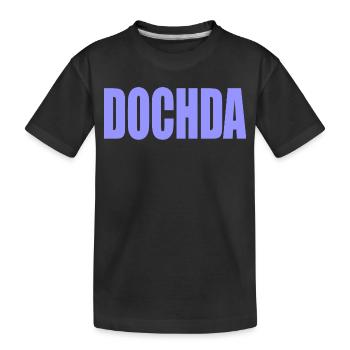 DOCHDA DOH DA Fille Saxon - T-shirt bio Premium Enfant - noir - Devant