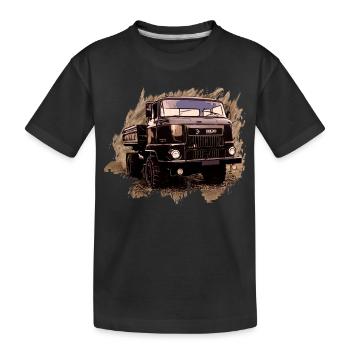IFA L60 Kipper - Kinder Premium Bio T-Shirt - Schwarz - Vorne