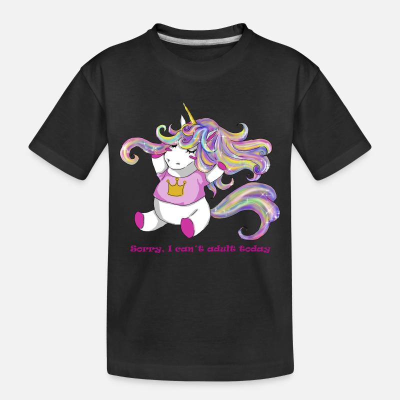 Licorne - T-shirt bio Premium Enfant - noir