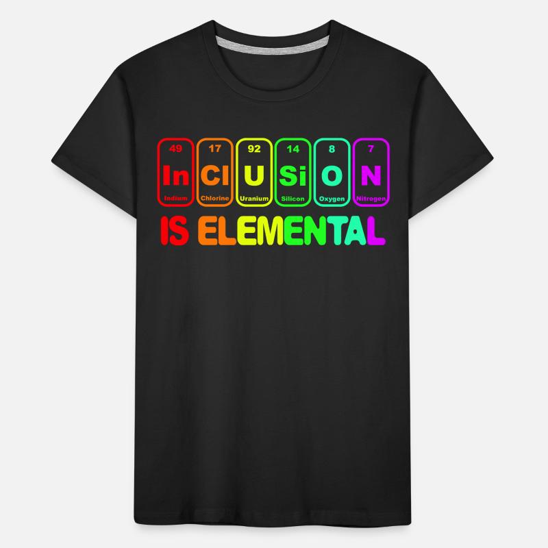 Inclusion is elementary # Kids' Premium Organic T-Shirt