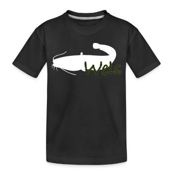 Wels - Kinder Premium Bio T-Shirt - Schwarz - Vorne