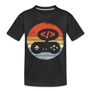 Concepteur de jeu - T-shirt bio Premium Enfant - noir - Devant