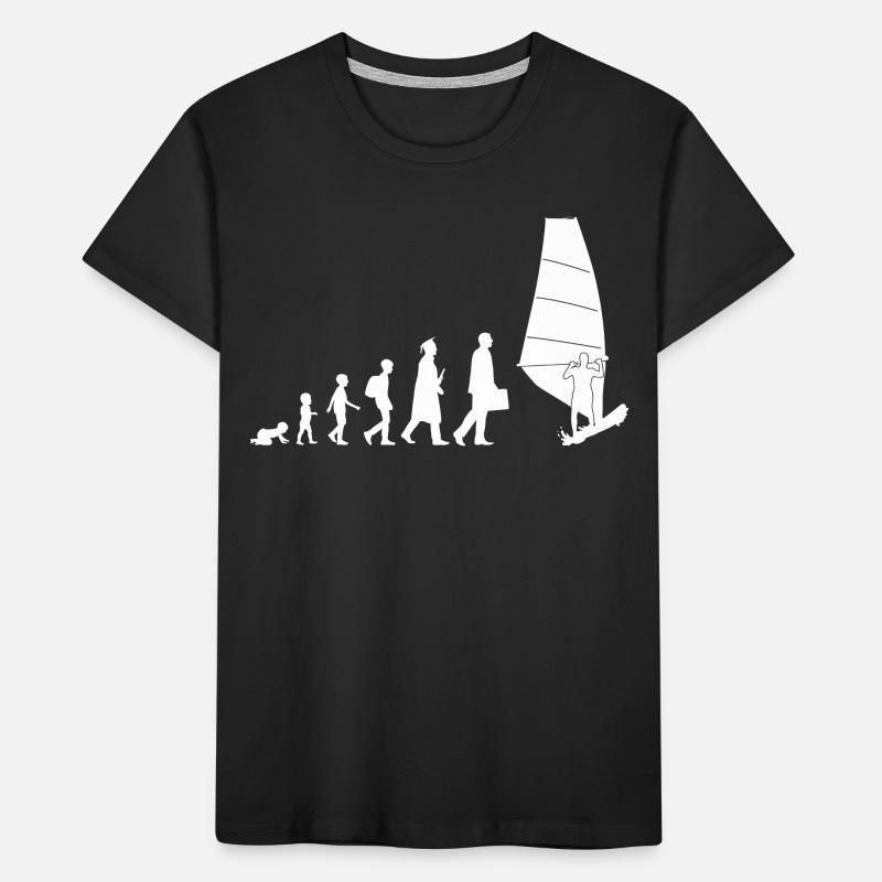 Windsurfing Evolution Kinder Premium Bio T-Shirt