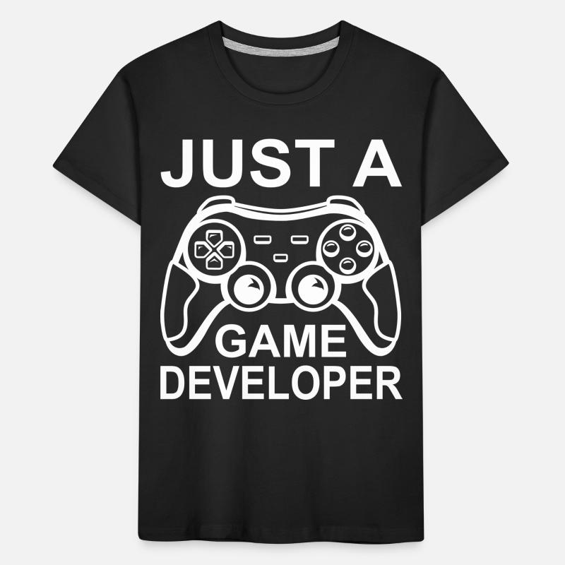 Funny game developer Kids' Premium Organic T-Shirt