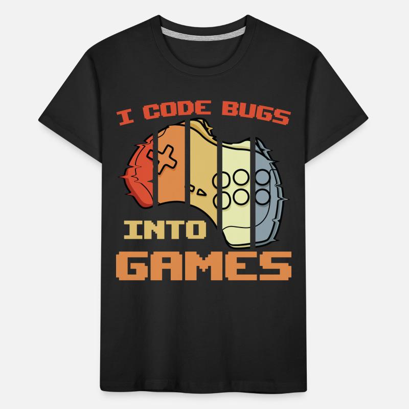 Spieleprogrammierer Witz Kinder Premium Bio T-Shirt