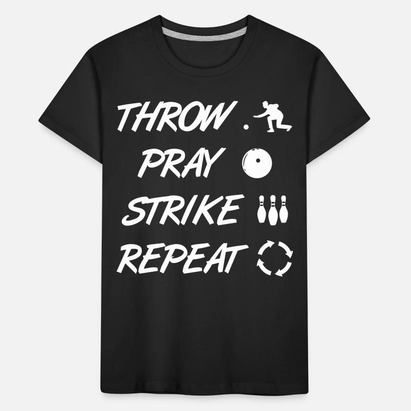 Funny bowler Kids' Premium Organic T-Shirt