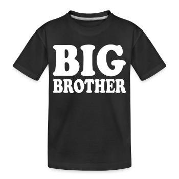 Big brother - T-shirt bio Premium Enfant - noir - Devant