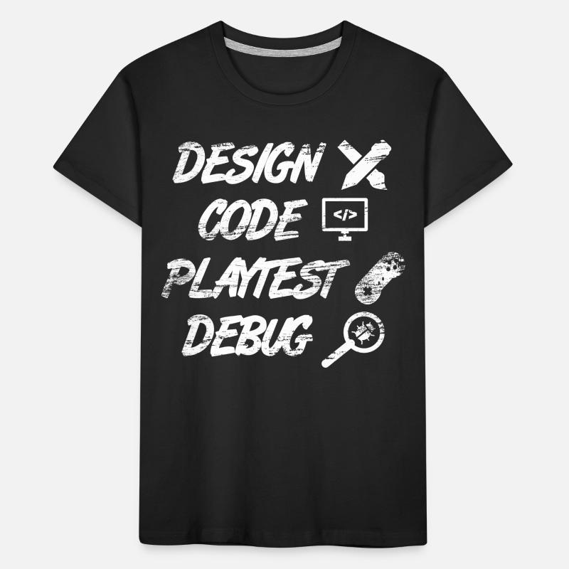 Programmation de jeux T-shirt bio Premium Enfant