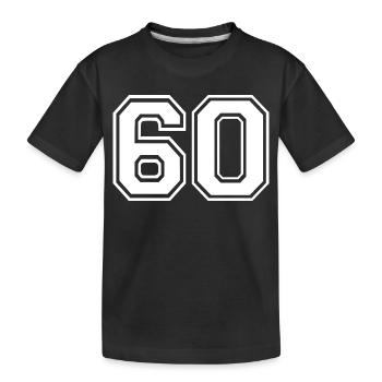 60 - Kids' Premium Organic T-Shirt - black - Front