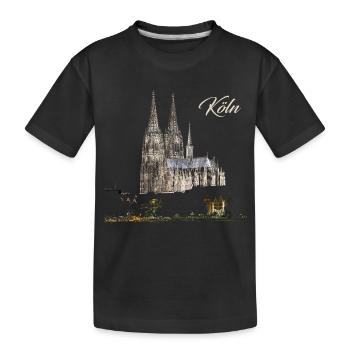 Köln - Kinder Premium Bio T-Shirt - Schwarz - Vorne