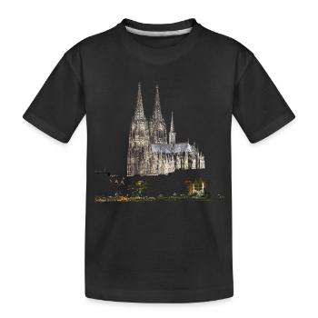 Cologne - Kids' Premium Organic T-Shirt - black - Front