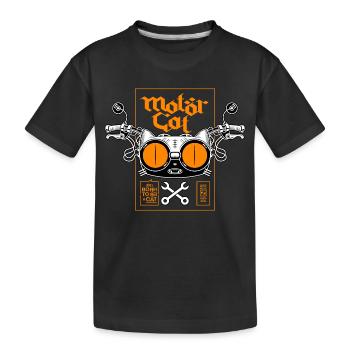 MOTORCAT 02 - T-shirt bio Premium Enfant - noir - Devant