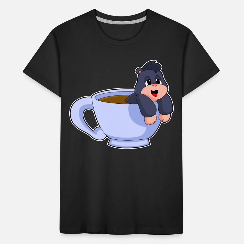 Tasse à café Mole T-shirt bio Premium Enfant
