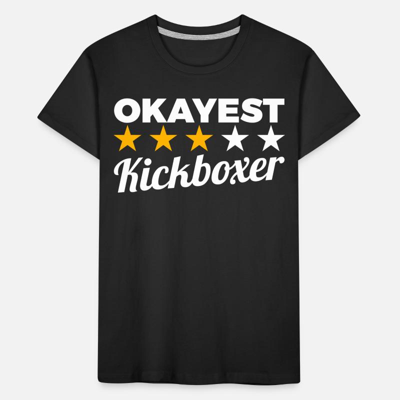 Average kickboxer Kids' Premium Organic T-Shirt