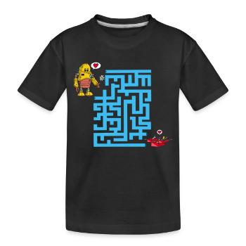 Das Labyrinth der Liebenden - Kinder Premium Bio T-Shirt - Schwarz - Vorne