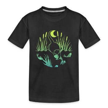 Prise de minuit - T-shirt bio Premium Enfant - noir - Devant