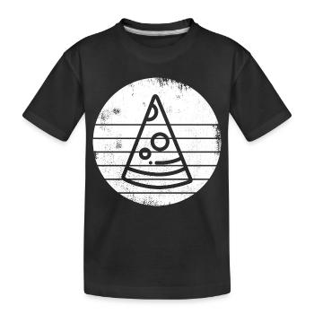 Pizza - T-shirt bio Premium Enfant - noir - Devant
