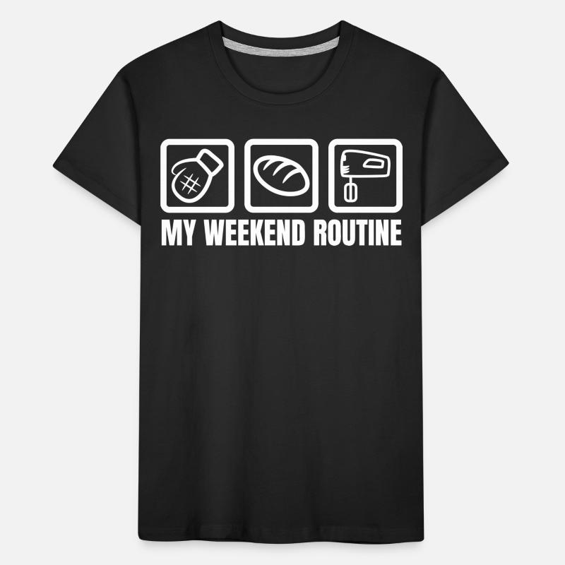 Fun Bakery Weekend Kids' Premium Organic T-Shirt
