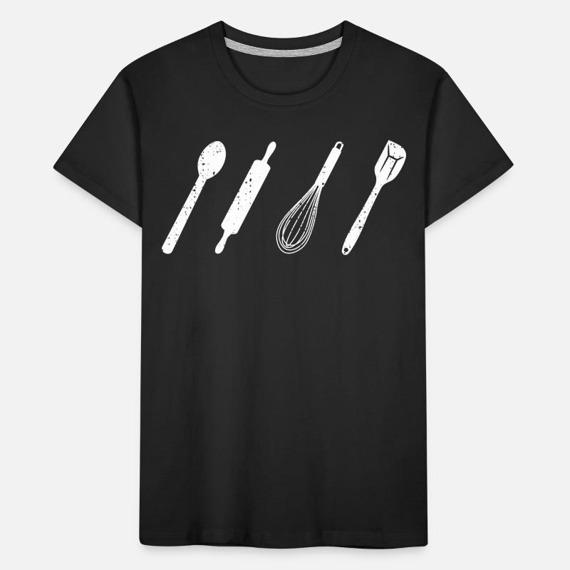 Baking utensils Kids' Premium Organic T-Shirt