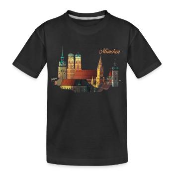 Munich - T-shirt bio Premium Enfant - noir - Devant