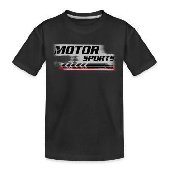 Motor Sports - Kids' Premium Organic T-Shirt - black - Front