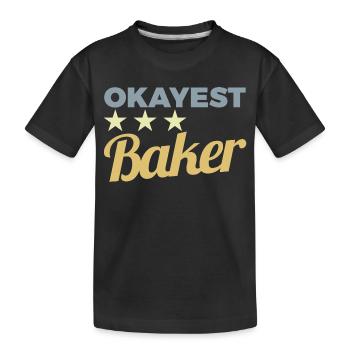 Boulanger moyen - T-shirt bio Premium Enfant - noir - Devant