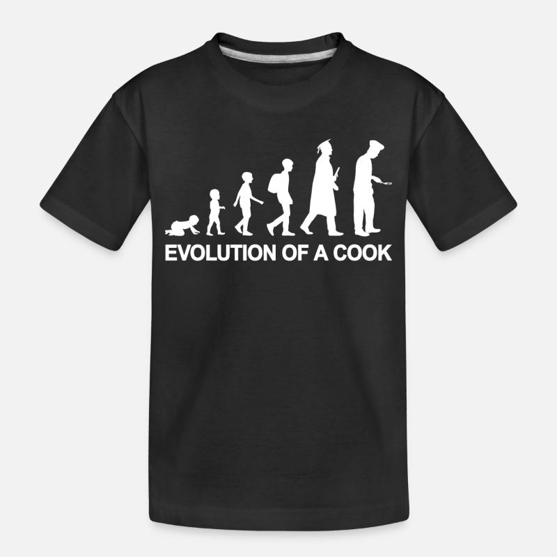 Entwicklung eines Kochs - Kinder Premium Bio T-Shirt - Schwarz