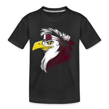 Katar - Kinder Premium Bio T-Shirt - Schwarz - Vorne