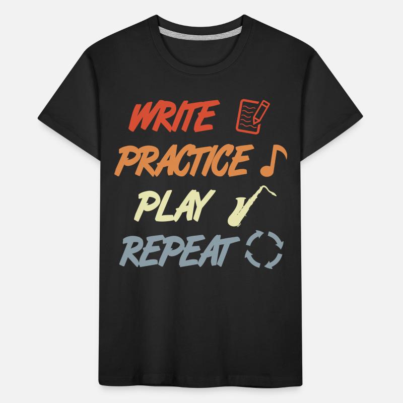 Write Practice Play Repeat Kinder Premium Bio T-Shirt