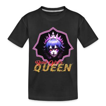 Bad Girl's Queen - T-shirt bio Premium Enfant - noir - Devant