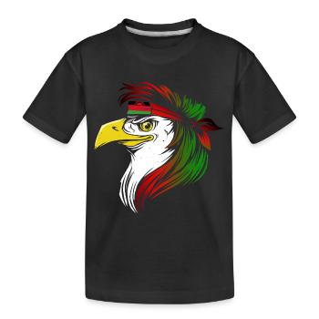 Malawi - Kids' Premium Organic T-Shirt - black - Front