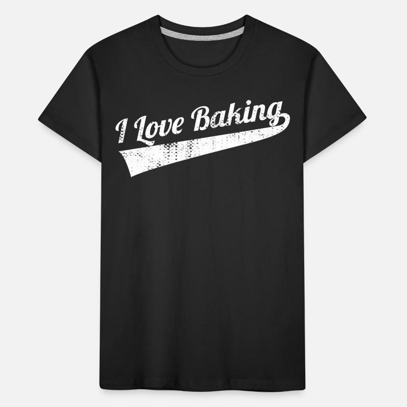 Baking Lover Quote Kids' Premium Organic T-Shirt