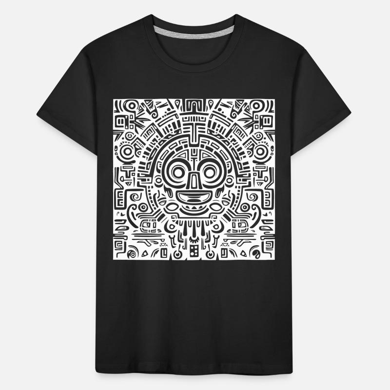 Inca, Aztec, Mayan Pattern, Artwork Kids' Premium Organic T-Shirt