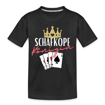 Sheep's Head Queen - Kids' Premium Organic T-Shirt - black - Front
