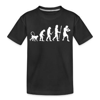 Évolution de la boxe - T-shirt bio Premium Enfant - noir - Devant