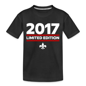2017 Limited Edition - Kinder Premium Bio T-Shirt - Schwarz - Vorne