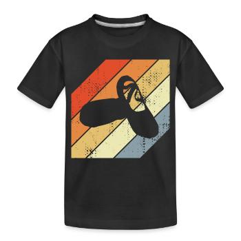Ballerines Look Vintage - T-shirt bio Premium Enfant - noir - Devant