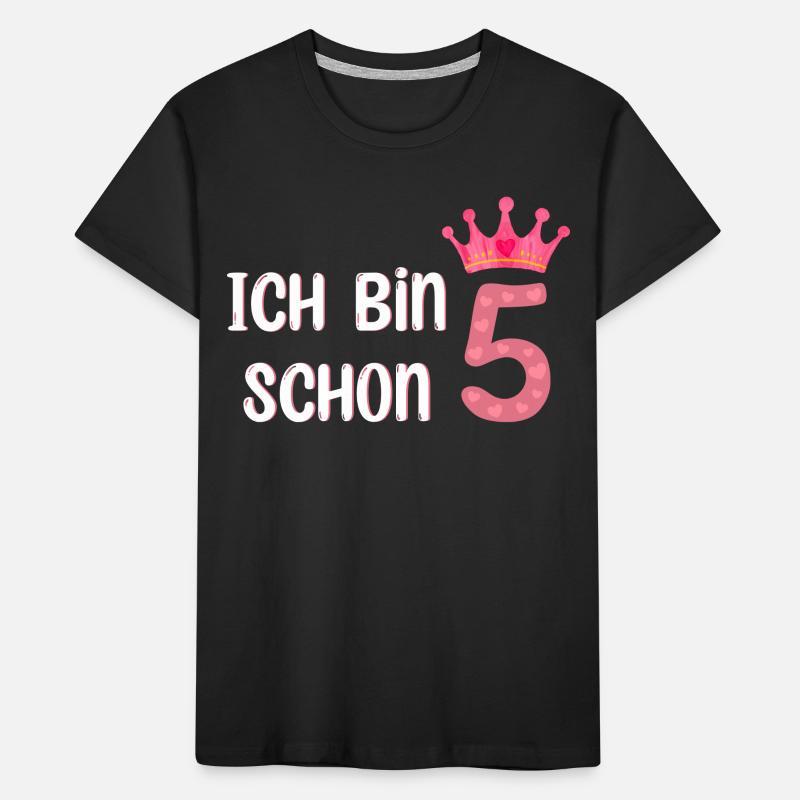 ich bin schon 5 Kinder Premium Bio T-Shirt