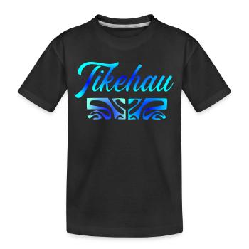 TIKEHAU (bleu lagon) - T-shirt bio Premium Enfant - noir - Devant