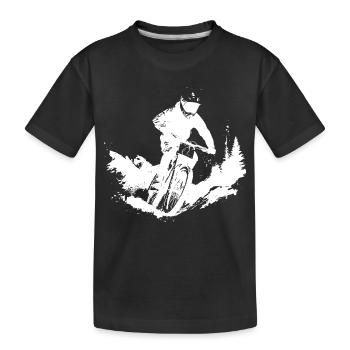 Vététistes - T-shirt bio Premium Enfant - noir - Devant