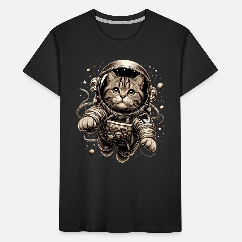 Astronaut BKH getigert Geschenk Kinder Premium Bio T-Shirt