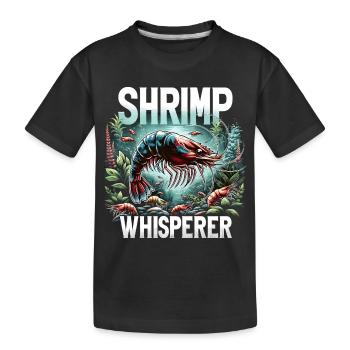Crevette aquarium, Crevette Amano, Crevette Red Fire - T-shirt bio Premium Enfant - noir - Devant