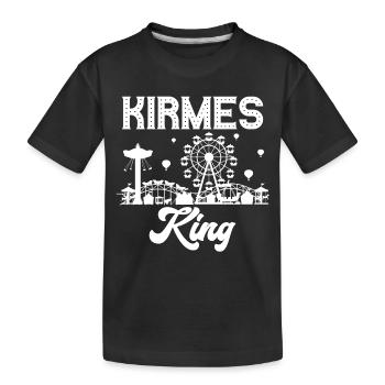 Funfair, King, Fair, Fair, Folk Festival - Kids' Premium Organic T-Shirt - black - Front