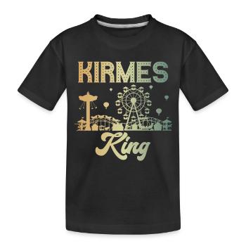 Funfair, King, Fair, Fair, Folk Festival - Kids' Premium Organic T-Shirt - black - Front
