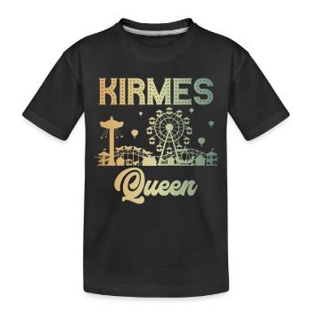 Funfair, Queen, Fair, Fair, Folk Festival - Kids' Premium Organic T-Shirt - black - Front