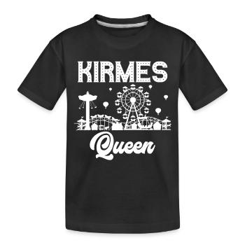Funfair, Queen, Fair, Fair, Folk Festival - Kids' Premium Organic T-Shirt - black - Front