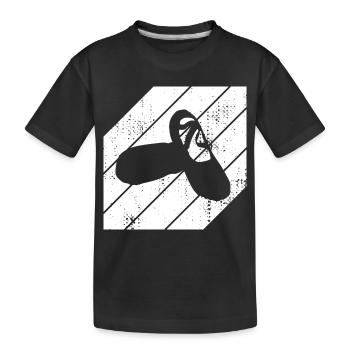 Ballet Shoes Sketch - Kids' Premium Organic T-Shirt - black - Front