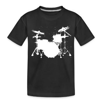 Dessin de pièges - T-shirt bio Premium Enfant - noir - Devant